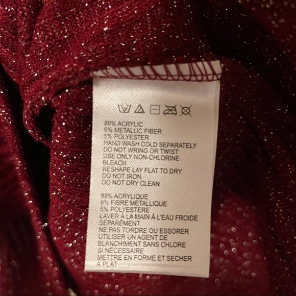 NWT UO Sofia Shimmer Ribbed Sweater Mock Dress - Picture 5 of 5